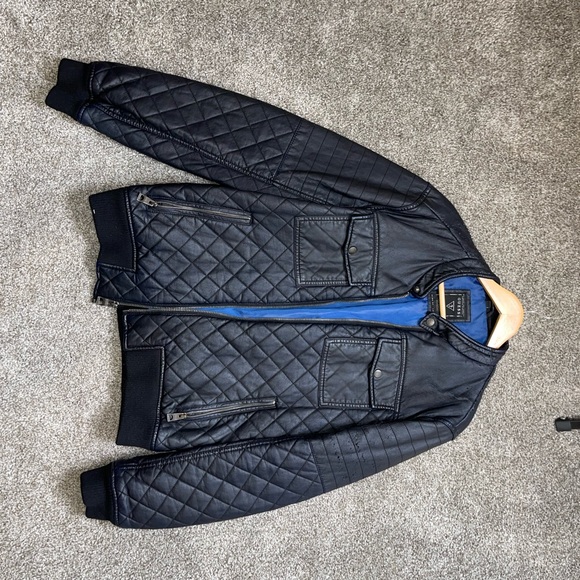 Guess Jackets & Coats Guess Quilted Leather Jacket Poshmark